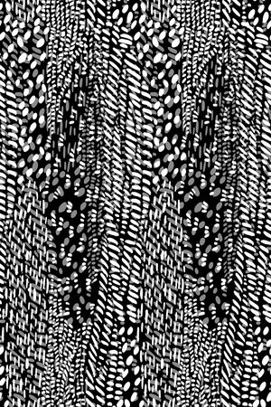 黑白华亿平台印花华亿平台图片