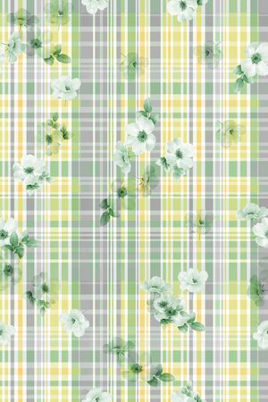 格子印花华亿平台图片