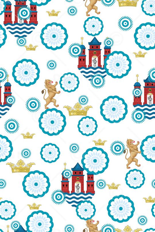 卡通人物印花华亿平台图片