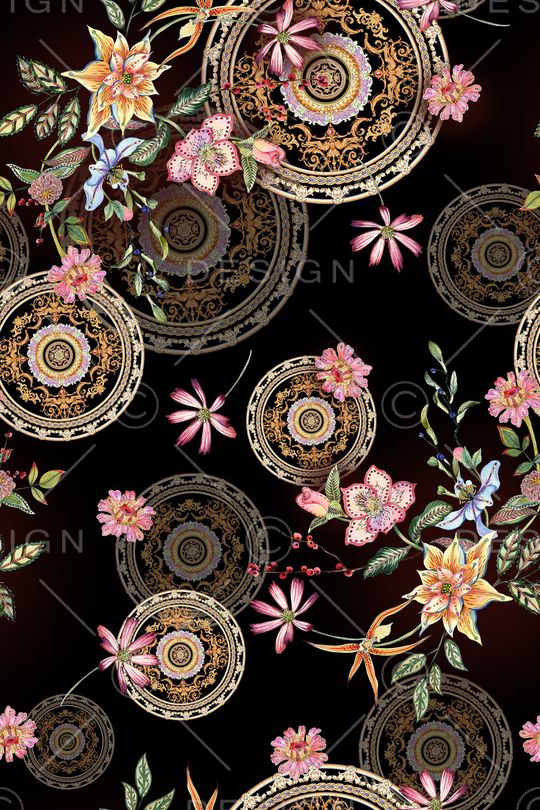 水彩印花华亿平台图片