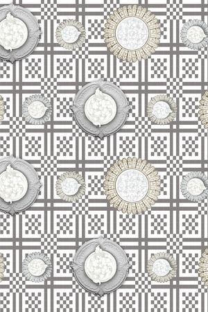 格子印花华亿平台图片