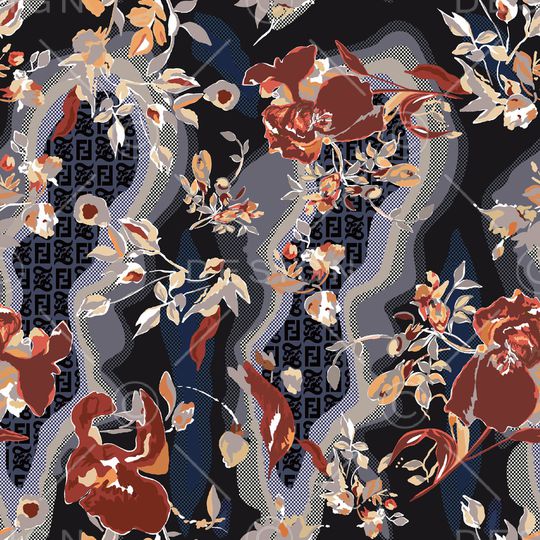 几何印花华亿平台图片