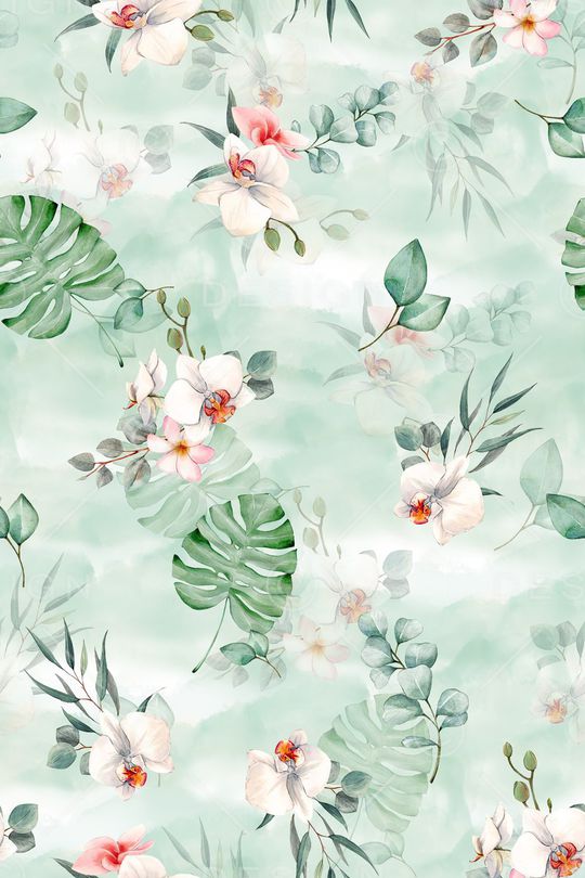 绿植树叶印花华亿平台图片