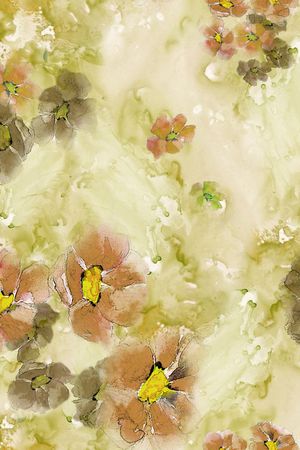 水彩印花华亿平台图片