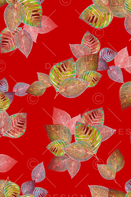 抽象花卉印花华亿平台图片