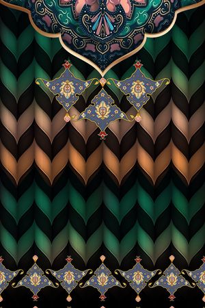 民族风印花华亿平台图片