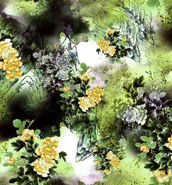 149465-嫩绿色调花