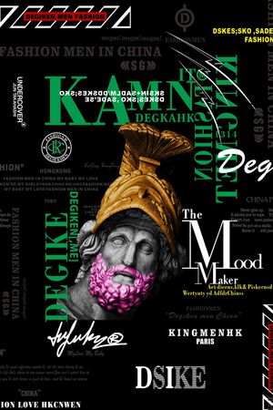 几何印花华亿平台图片