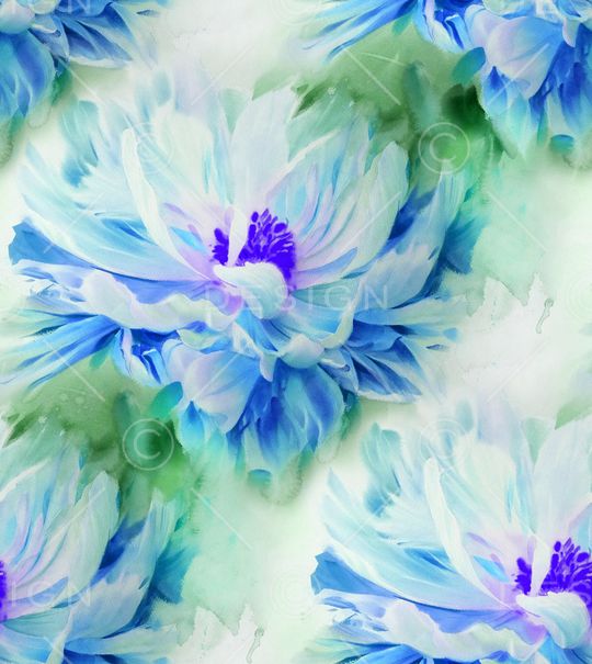 牡丹印花华亿平台图片