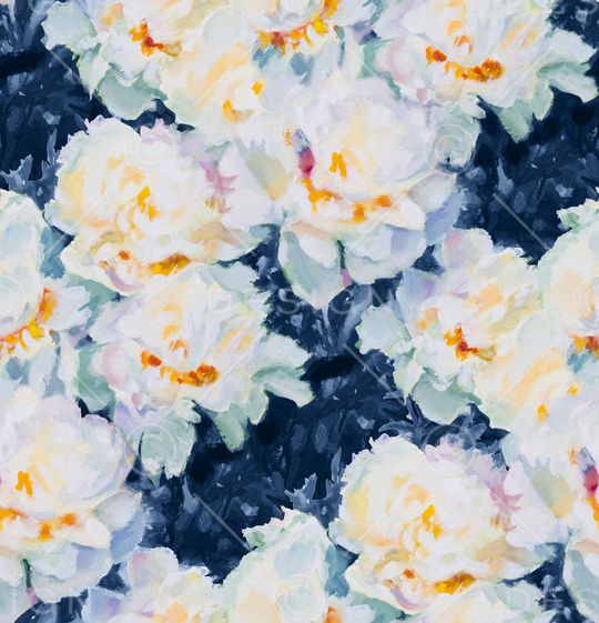 牡丹印花华亿平台图片