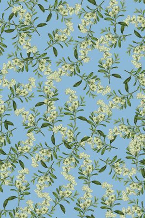 绿植树叶印花华亿平台图片