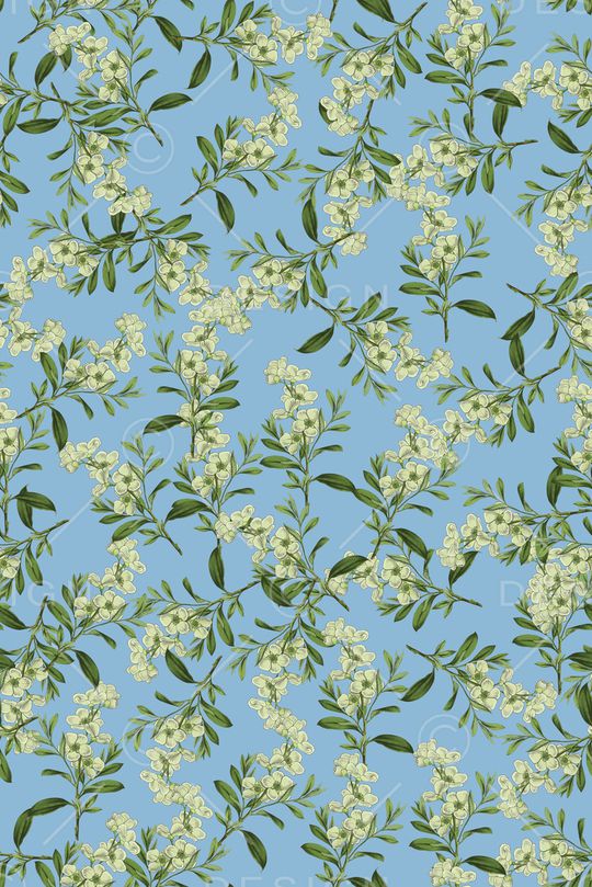 绿植树叶印花华亿平台图片