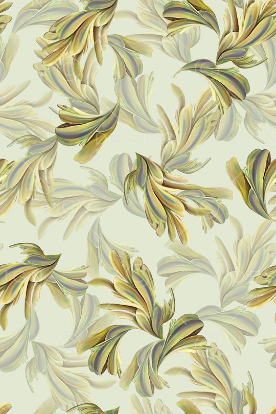 绿植树叶印花华亿平台图片