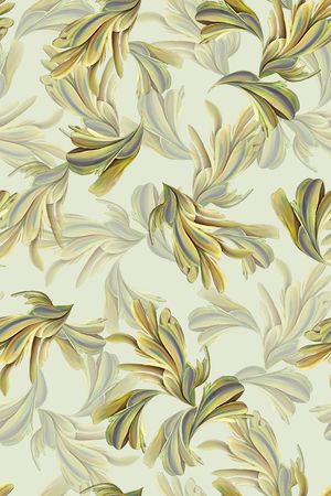 绿植树叶印花华亿平台图片