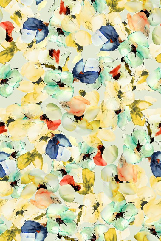 水彩印花华亿平台图片