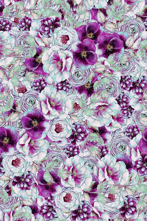 绿植树叶印花华亿平台图片