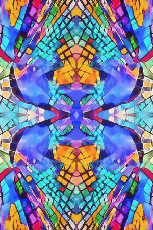 几何印花华亿平台图片