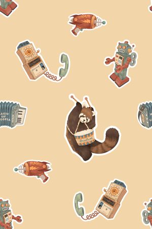 可爱印花华亿平台图片