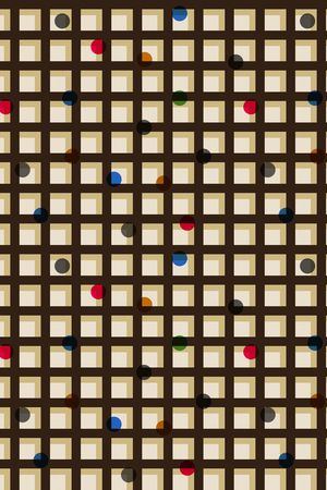 格子印花华亿平台图片