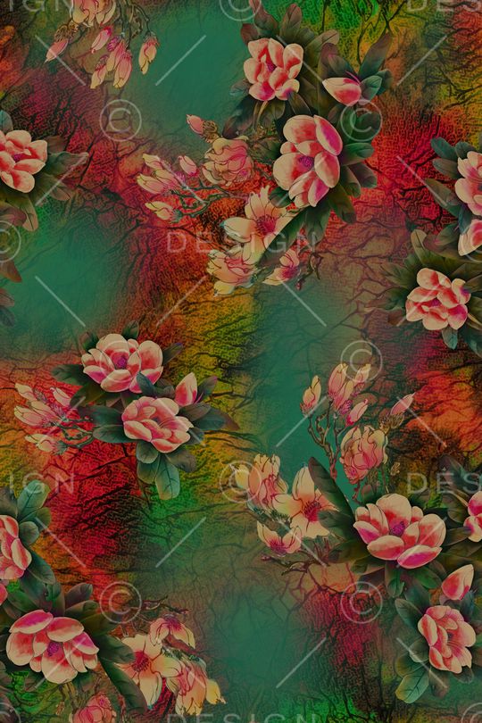 中国风香云纱印花华亿平台图片