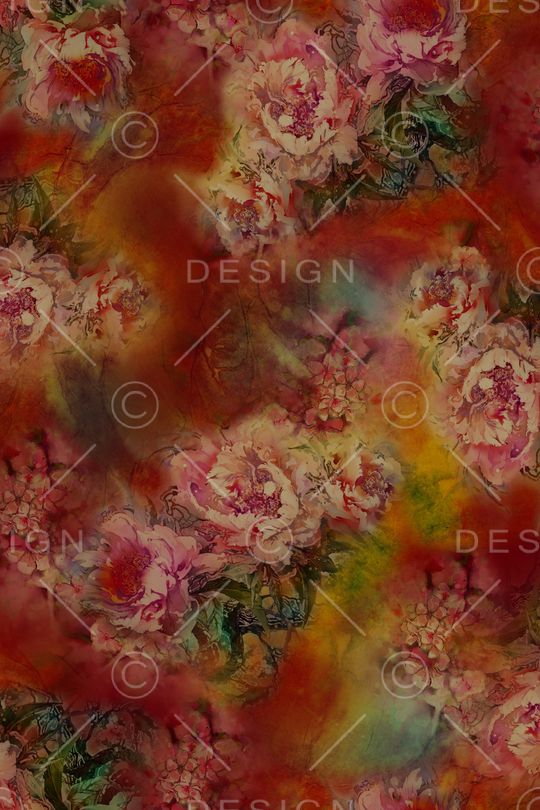 中国风香云纱印花华亿平台图片