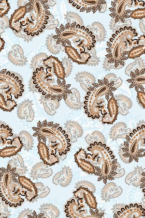 民族花卉印花华亿平台图片