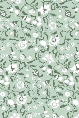 民族花卉印花华亿平台图片