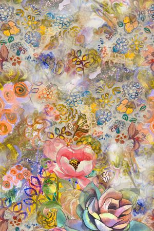 抽象印花华亿平台图片