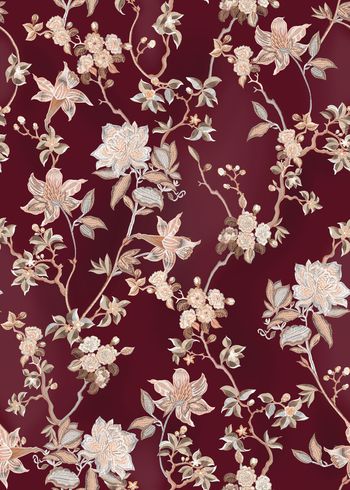 连衣裙印花华亿平台图片