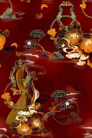 香云纱印花华亿平台图片