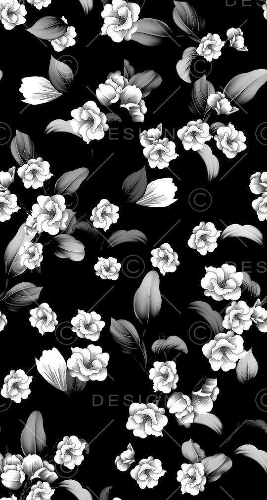 黑白华亿平台印花华亿平台图片