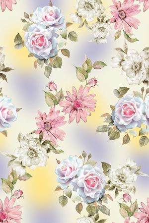 水彩印花华亿平台图片