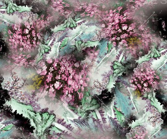 中国风印花华亿平台图片