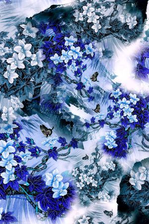 中国风印花华亿平台图片