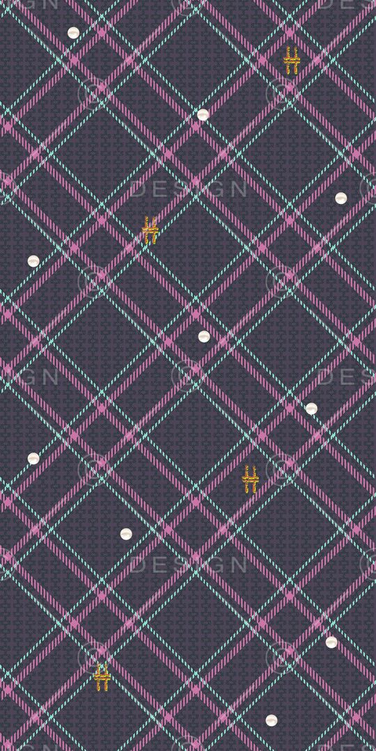 格子印花华亿平台图片