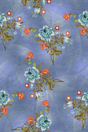 扎染华亿平台印花华亿平台图片