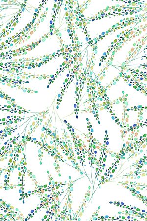 清爽底花卉印花华亿平台图片