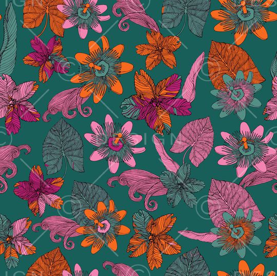 大牌风印花华亿平台图片