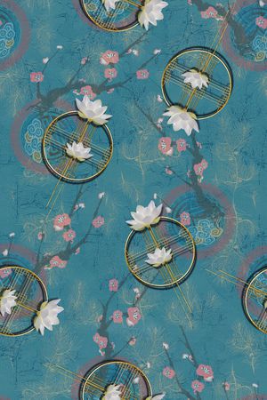 几何印花华亿平台图片