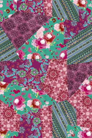 民族风印花华亿平台图片