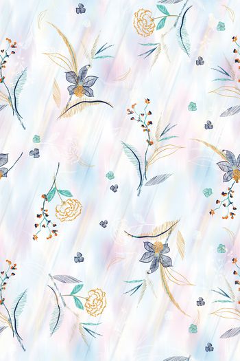 连衣裙印花华亿平台图片