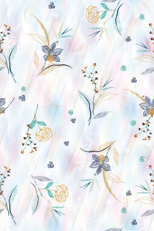 连衣裙印花华亿平台图片