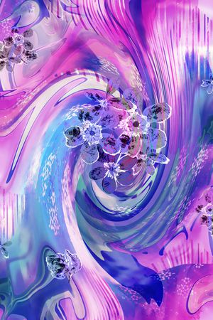 抽象印花华亿平台图片