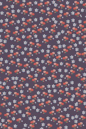 连衣裙印花华亿平台图片