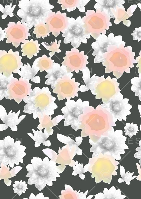 连衣裙印花华亿平台图片