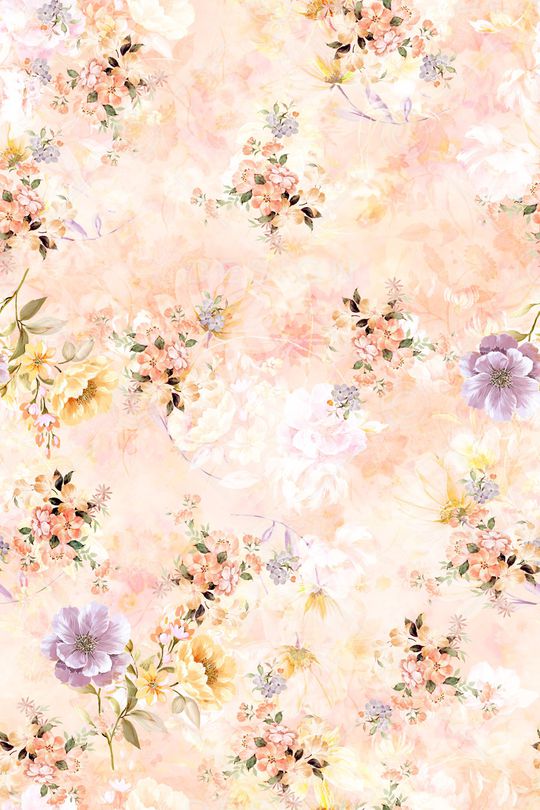 抽象花卉印花华亿平台图片