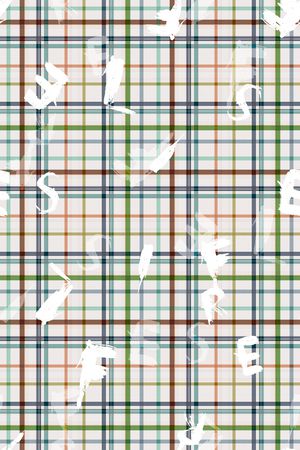 格子印花华亿平台图片