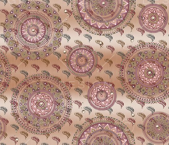 波西米亚印花华亿平台图片