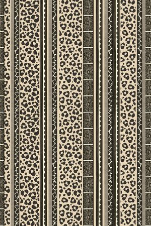 豹纹印花华亿平台图片