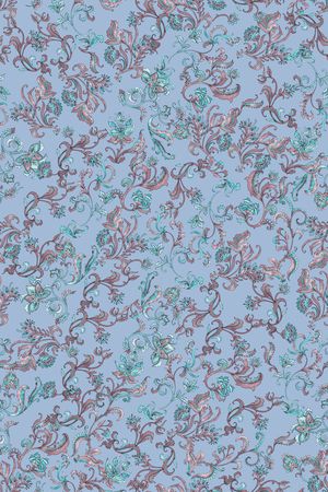 复古印花华亿平台图片